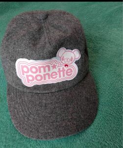 ◆USED◆ポンポネット pom ponette 冬物キャップ 帽子 サイズ：F 日本製 ナルミヤ 