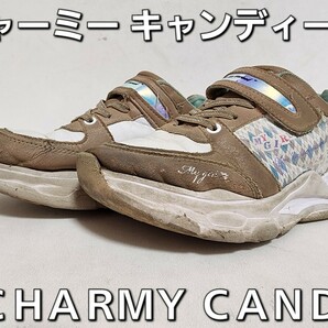 ★◆チャー ミーキャンディ◆CHARMY CANDY◆防水仕様◆スニーカー◆ＣＣＢ-１０２４◆ブラウン×ホワイト◆２２.０cm◆ＪＳ◆中古品◆★の画像1