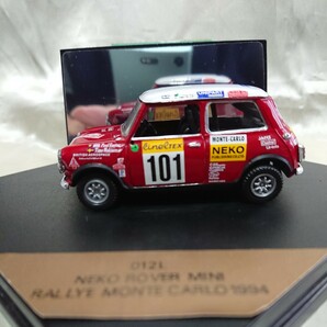 ローバーミニ モンテカルロラリー neko rover mini 101 rallye monte carlo 1999 1/43 vitesseの画像3
