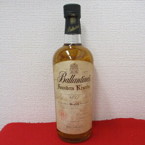 【919】★バランタイン Ballantines★ファウンダーズリザーブ1827 ベリーオールド / 750ml 43％ (スコッチ ウイスキー)  ※同梱不可の画像2