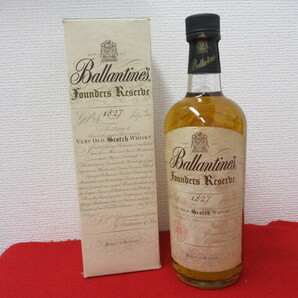 【919】★バランタイン Ballantines★ファウンダーズリザーブ1827 ベリーオールド / 750ml 43％ (スコッチ ウイスキー)  ※同梱不可の画像1