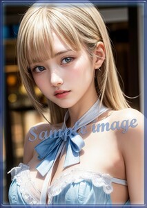 B◇ビキニ、ランジェリー美女◇101円スタート◇[高解像度]◇A4写真用光沢紙◇4431◇グラビアイラストアートポスター◇