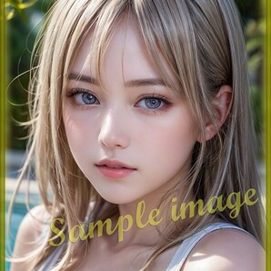 B◇ビキニ、ランジェリー美女◇101円スタート◇[高解像度]◇A4写真用光沢紙◇4427◇グラビアイラストアートポスター◇の画像1