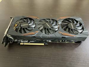 GIGABYTE NVIDIA GeForce GTX1070 8GB GAMING GV-N1070G1 ゲーミング 動作品 グラボ 