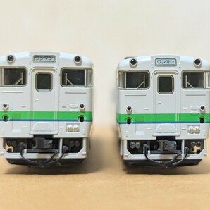 トミックス 9411+9412 JR北海道 キハ40 1700番台 ワンマン仕様 M+T2両セット 車両本体のみ 美品の画像6