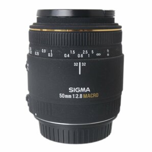 SIGMA シグマ 50mm F2.8 EX MACRO for CANON AF 元箱、取扱説明書、前後キャップ 4005151 NT ABランクの画像2