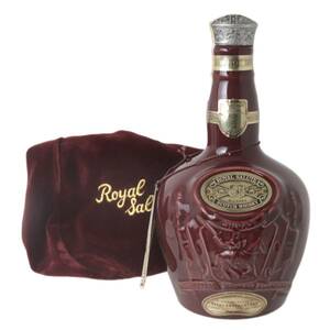 古酒 ブレンデッド スコッチウイスキー ROYAL SALUTE ロイヤルサルート 21年 赤陶器 重量1333g 700ml アルコール度数40% NT 布袋あり
