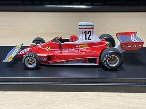 1/43 ルックスマート フェラーリ312T モナコGP 1975 Winner #12 N.ラウダ