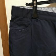 ★XL 美品 大きいサイズ ウエスト88 股下25 メンズ ボトムス 半ズボン ハーフパンツ ショートパンツ チノパン 紺色_画像3