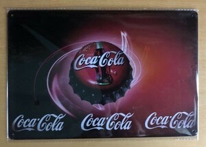 CocaCola コカコーラ キャップ ビンテージ加工 ブリキ看板 レトロ ヴィンテージ アンティーク