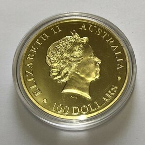 ◆ 鑑賞ケース入り エリザベスⅡ カンガルー金貨 オーストラリア ゴールド コイン 通貨の画像2