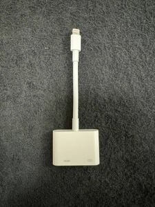 Apple 純正 Lightning Digital AVアダプタ MD826AM/A HDMI変換ケーブル　美品