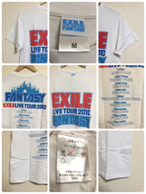 EXILE LIVE TOUR 2010 FANTASY エグザイル ライブ ツアー Tシャツ ホワイト 半袖 サイズM トップス_画像2