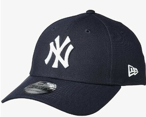 ◎NEW ERA ニューエラ 正規品 キャップ 帽子 ネイビー ヤンキース NY 野球 ユニセックス WB 送料無料 未使用 匿名発送