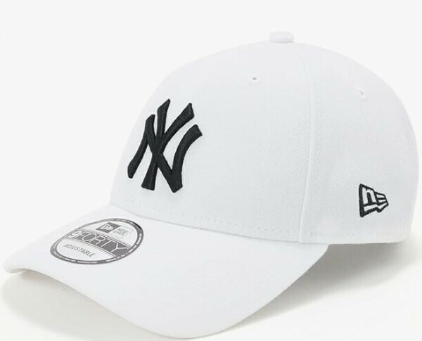 ◎NEW ERA ニューエラ 正規品 キャップ 帽子 白 ホワイト 黒 ブラック ヤンキース NY 野球 ユニセックス WB 送料無料 未使用 匿名発送