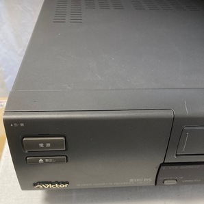 中古 Victor BSチューナー内蔵 S-VHS ビデオカセットレコーダー HR-VX7 取説付き ジャンク品       1547の画像4