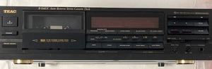  used TEAC Teac auto Rebirth cassette deck R-646X DolbyB C dbx HX PRO present condition goods body manual, unused remote control. 3 point 1557