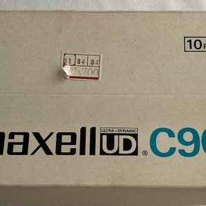 中古 maxell UD C90カセットテープ10本  元箱入り       1549の画像1