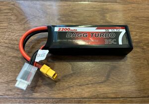 最新！3セルDAGG TURBO 11.1V 2200mAh　連続35C放電！