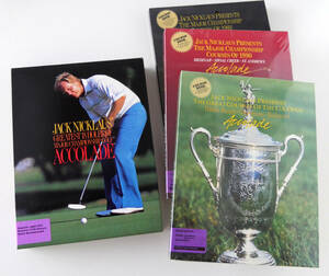 Apple IIgs JACK NICKLAUS GREATEST 18 HOLES OF MAJOR CHAMPIONSHIP GOLF+ course 3 pack secondhand goods 