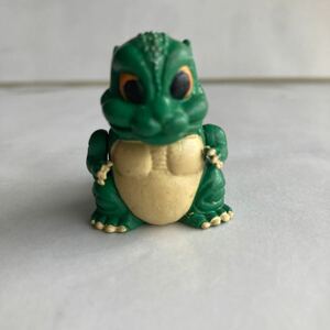 ■昭和レトロ リトルゴジラ　SD おもちゃフィギュア怪獣モンスター恐竜マイナー消しゴム　当時物a■検おまけ食玩消しゴム昔グリコ超合金