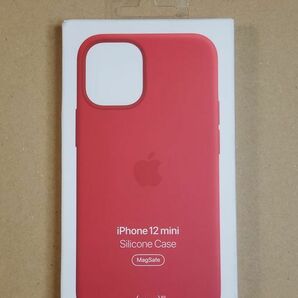 MagSafe対応 Apple 純正品◆iPhone 12 mini Silicone Case with MagSafe - Red シリコーンケース -レッドの画像3