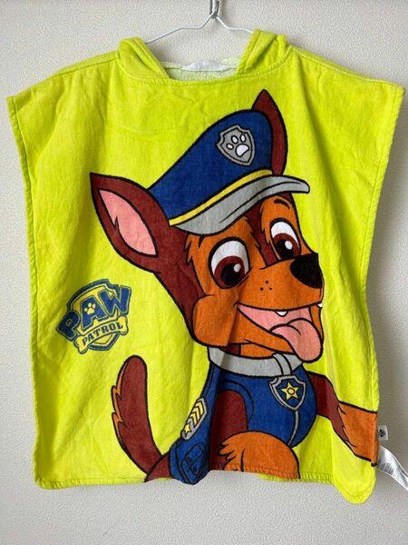 パウパトロール PAW PATROL チェイス ポンチョタオル H&M プール バスタオル 中古