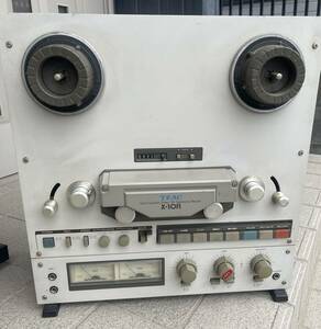 TEAC X-10R 音響機器 テープデッキ オープンリールデッキ 現状　