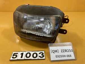 送料B 51003[QM]カワサキ ZZR250 EX250H-068 ヘッドライト　社外バルブ