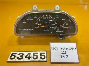 送料A [SQ 53455]ヤマハ マジェスティ125 キャブタイプ 5CA メーター　25923km