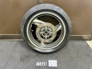 【送料無料!!】F 51426[QX]カワサキ ZZR400 ZX400N-024 リアホイール