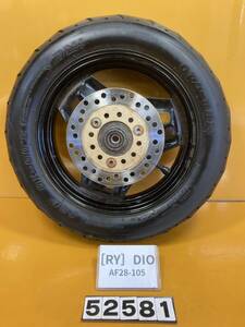 【送料無料!!】C 52581[RY]ホンダ DIO SR AF28-105　フロントホイール