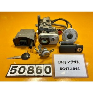 送料B 50860[QJ]ヤマハ マグザム SG17J 純正キーセット　鍵