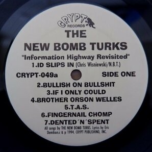 Q3-327＜LP/US盤/美盤＞The New Bomb Turks / Information Highway Revisitedの画像4