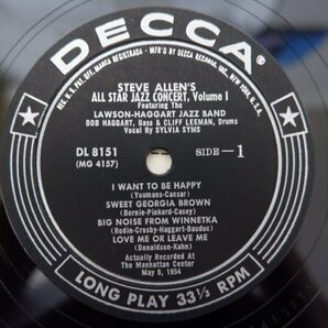 S3-014＜LP/US盤＞Steve Allen's All Star Jazz Concert Vol. 1の画像4