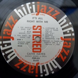 S3-122＜LP/スペイン盤/美品＞Cathy Hayes / It's All Right With Meの画像4