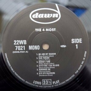 S3-190＜帯付LP/MONO/150g重量盤/美品＞ザ・フォー・モースト / 22WB7021の画像4