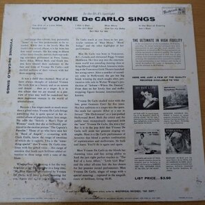 S3-261＜LP/US盤＞Yvonne De Carlo / Yvonne De Carlo Singsの画像2