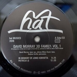 U3-035＜LP/美盤＞David Murray / 3D Family, Vol. 1の画像5