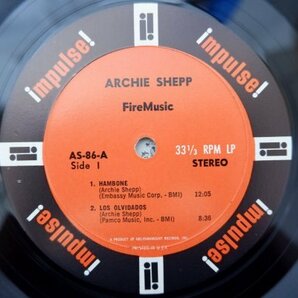 U3-205＜LP/US盤/美盤＞ アーチー・シェップ Archie Shepp / Fire Musicの画像5