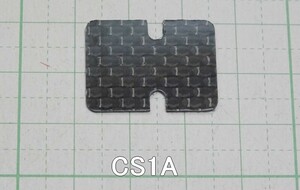 管理番号＝4D113　　炭素繊維製(ドライカーボン)　　カートリッジスペーサー　0.5mm厚　CS1A
