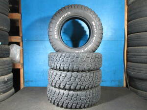 BFGoodrich Mud-TerrainT/A KM2 LT225/75R16 110/107Q 4本 №07820 室内保管 ホワイトレター BF グッドリッチ 中古品 オフロードタイヤ