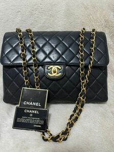 極美品　CHANEL デカマトラッセ　30 ダブルチェーン　ショルダーバッグ