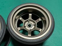 スケールダイナミクス ドリフト用ホイール　4本　中古品　　GALM　RDX 　YD-2　TE37_画像4