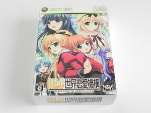 Xbox360 for soft WLO world love mechanism limitation version operation goods 1 jpy ~