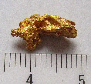 large grain sand gold 1.38g Australia production 