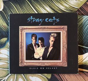 STRAY CATS 1992 US Press Maxi CD ELVIS ON VELVET .. ロカビリー ストレイキャッツ