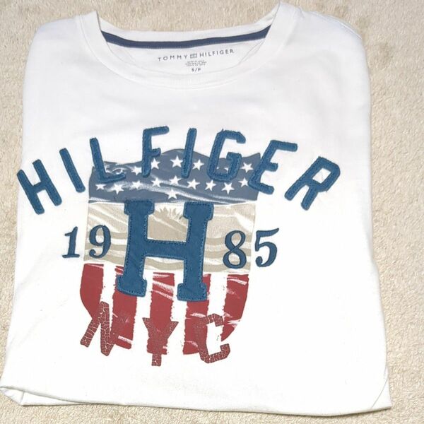 TOMMY HILFIGEGR Tシャツ/Ｓサイズ/トミーヒルフィガーTシャツ　 Tシャツ S 白