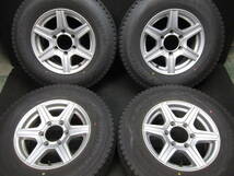 ★☆ 社外アルミ 2023年製 ダンロップ 195/80Ｒ15 107/105L 200系 ハイエース PCD139.7/+33 冬 #23022 ☆★_画像1