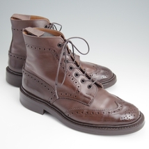 極上★トリッカーズ SIZE 7【定価￥132,000-★ダイナイトソール仕様/STOW】ストウ/5634/カントリーブーツ/カーフ/濃茶/Tricker's★l587-6_画像3